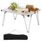 Compact Folding Camping Table with Storage Bag and Waterproof Desktop - 37" x 27" x 19" (L x W x H)